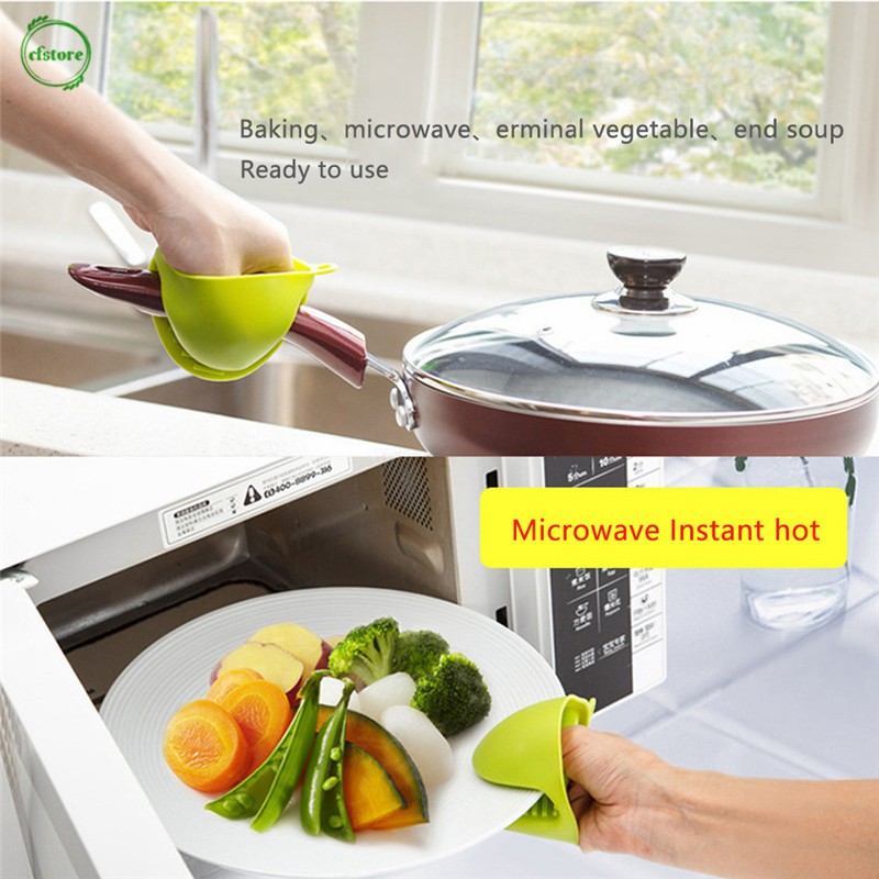 Găng Tay Silicon Cách Nhiệt Dùng Trong Nhà Bếp