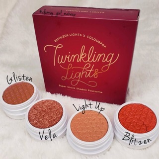 Tách set phần mắt TWINKLING LIGHTS EYES của Colourpop