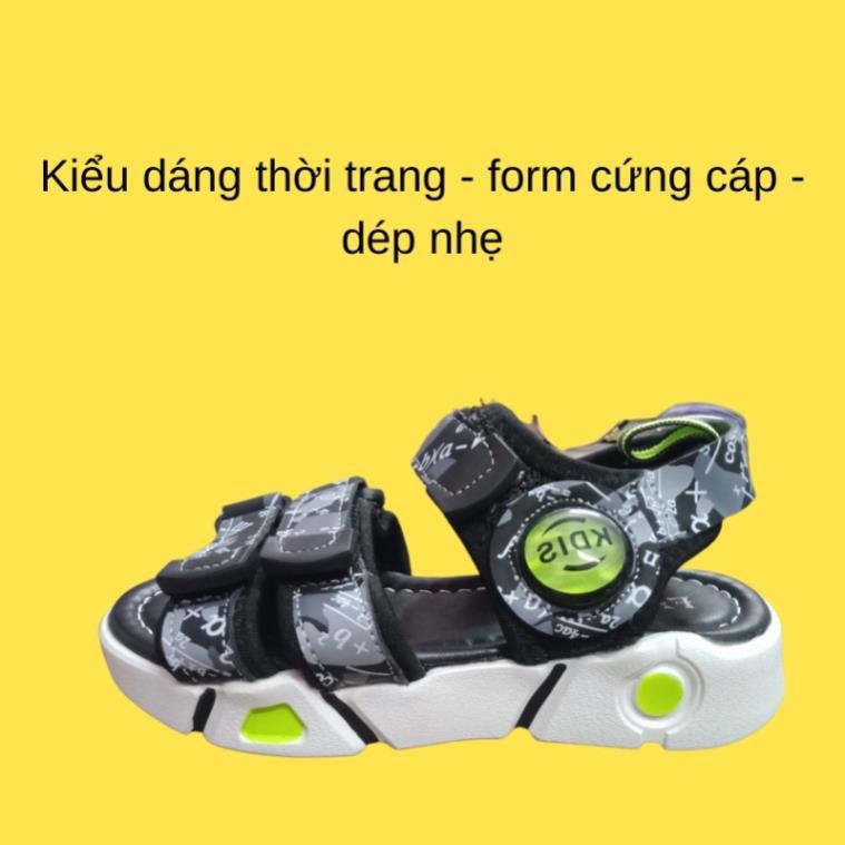 ⚡️[Cực chất] Dép sandal bé trai siêu nhẹ, Sandal UNISEX- Xăng đan quai hậu bé trai 3 quai cá tính  1-6 tuổi