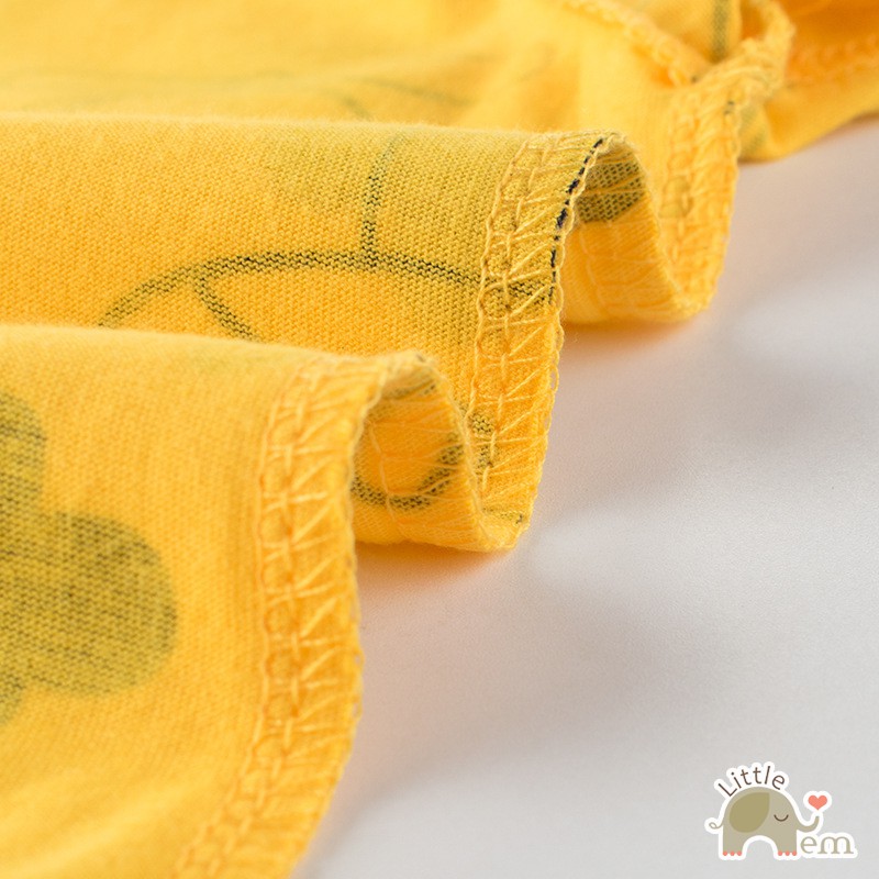 Áo bé trai cotton cộc tay _ Planes yellow