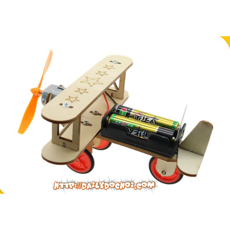 Bộ sản phẩm chế tạo máy bay từ gỗ và động cơ ,giá rẻ thích hợp cho các bạn nhỏ đam mê chế tạo