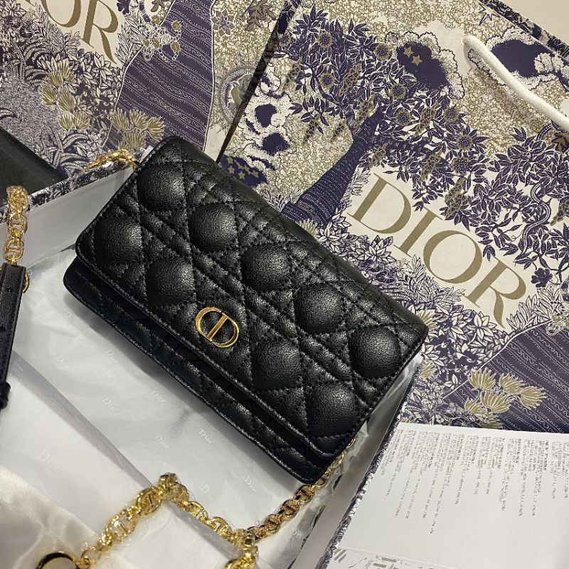 Túi nữ D.I caro belt da bê siêu đẹp fullbox vip nam châm