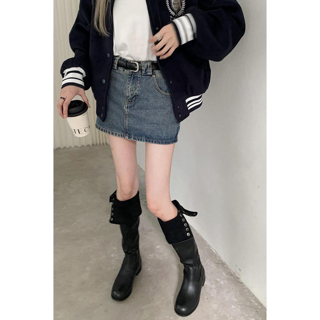 61501 Váy Denim Lót Hông