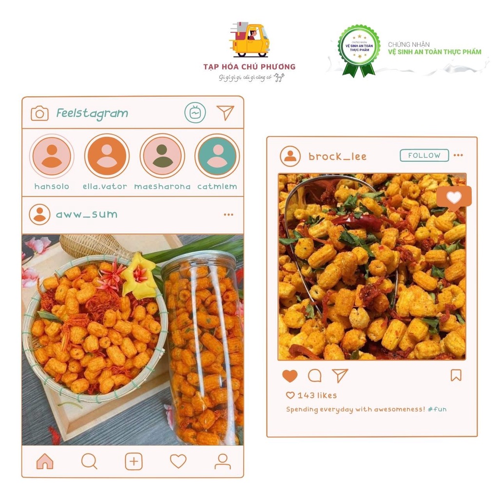 Nui sấy khô bò lá chanh giòn tan - hũ 300gr - Tạp hóa chú Phương