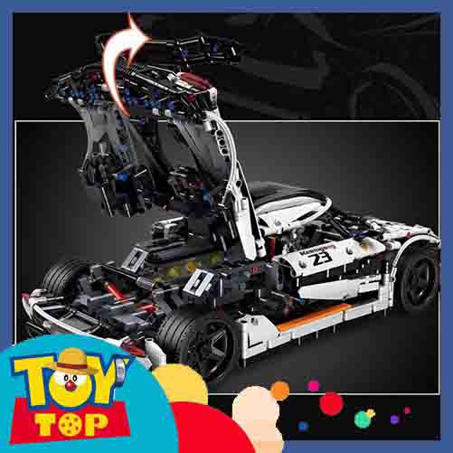 Đồ chơi lắp ráp ô tô ghép Technic siêu xe Koenigsegg KHÔNG điều khiển xếp hình Mould King 13120