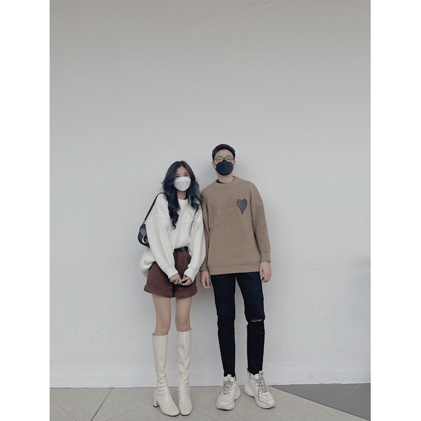 Áo len trái tim chất len siêu đỉnh by samhyewear | BigBuy360 - bigbuy360.vn