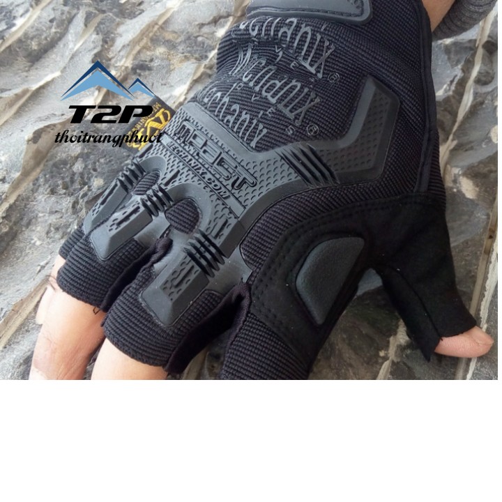 Găng tay cụt ngón impact mechanix đi phượt giá rẻ + tặng kèm găng tay chống nắng