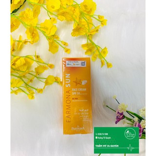 [CHÍNH HÃNG] KEM CHỐNG NẮNG FAMONA SPF50+++ dành cho da dầu, mụn và da hỗ hợp, nâng tone giống kem nền