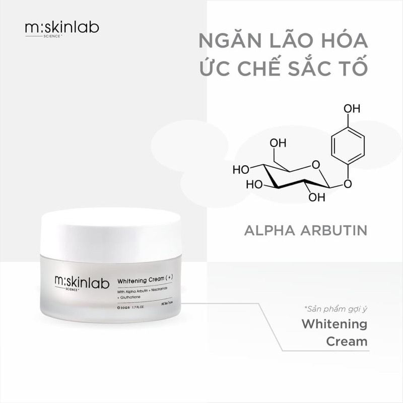 Whitening Cream _ Kem Làm Trắng Da, Cân Bằng Sắc Tố, Ngăn Ngừa Lão Hoá