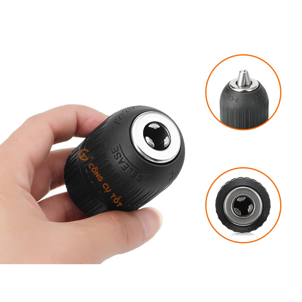 Đầu kẹp mũi khoan 2-13mm 1/2-20UNF cho súng bắn ốc