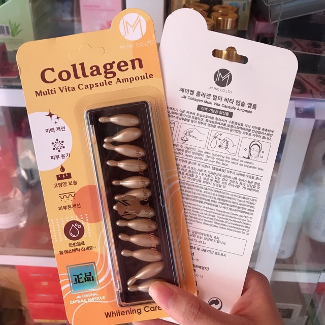 Vỉ collagen tươi Multi Vita Capsule Ampoule