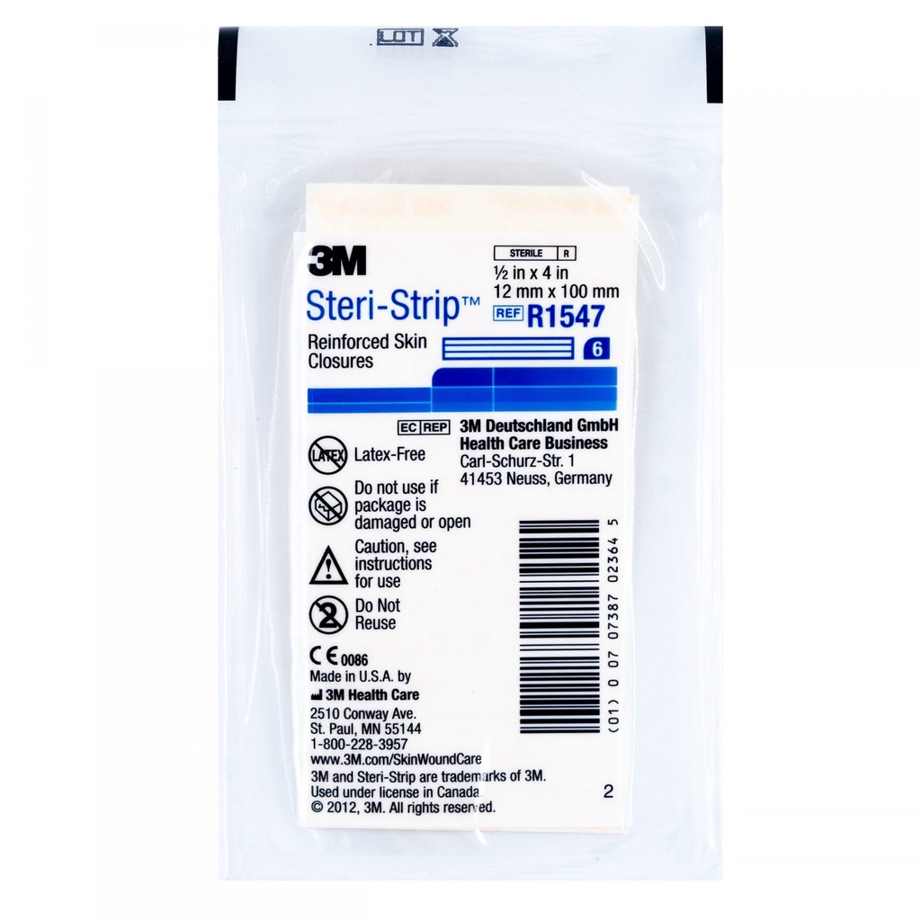 Băng dính thay thế chỉ khâu da 3M Steri Strip- Bănh dính hạn chế giãn sẹo