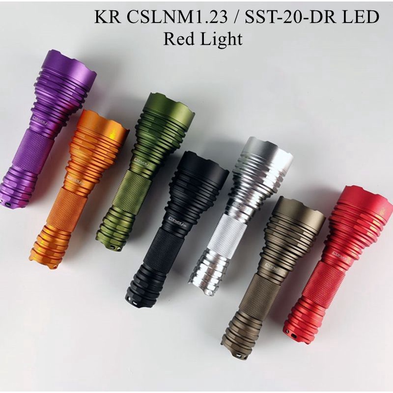 Đèn Pin C8 + KR CSLNM1.23 620nm SST-20-DR 660nm 12 Thiết Bị