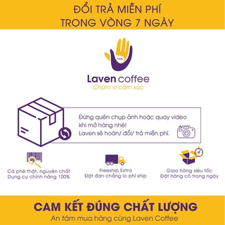 Cà phê pha phin/máy LAVEN COFFEE khám phá vị mới 340gr
