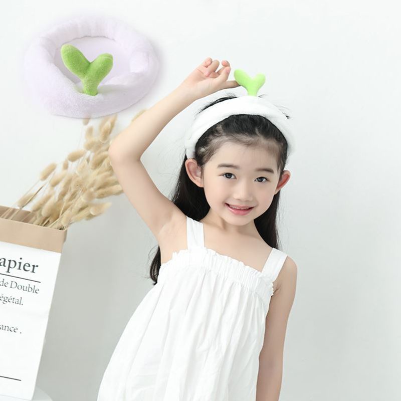 Băng Đô Cài Tóc Hình Cây Xương Rồng 3D Bằng Vải Lông Nhung Mềm Mại Dành Cho Nữ