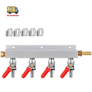Ống dẫn khí co2 5 / 16inch kèm kẹp chuyên dụng cho thùng ủ bia