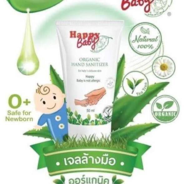 Gel rữa tay khô happy baby Organic 50ml