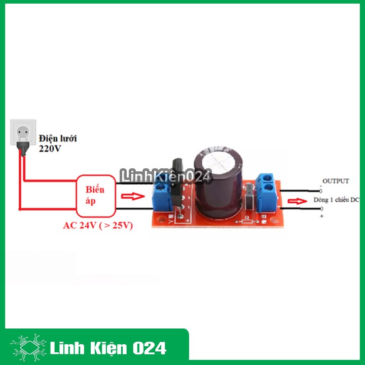 Module Khuếch Đại Chỉnh Lưu AC-DC 3A