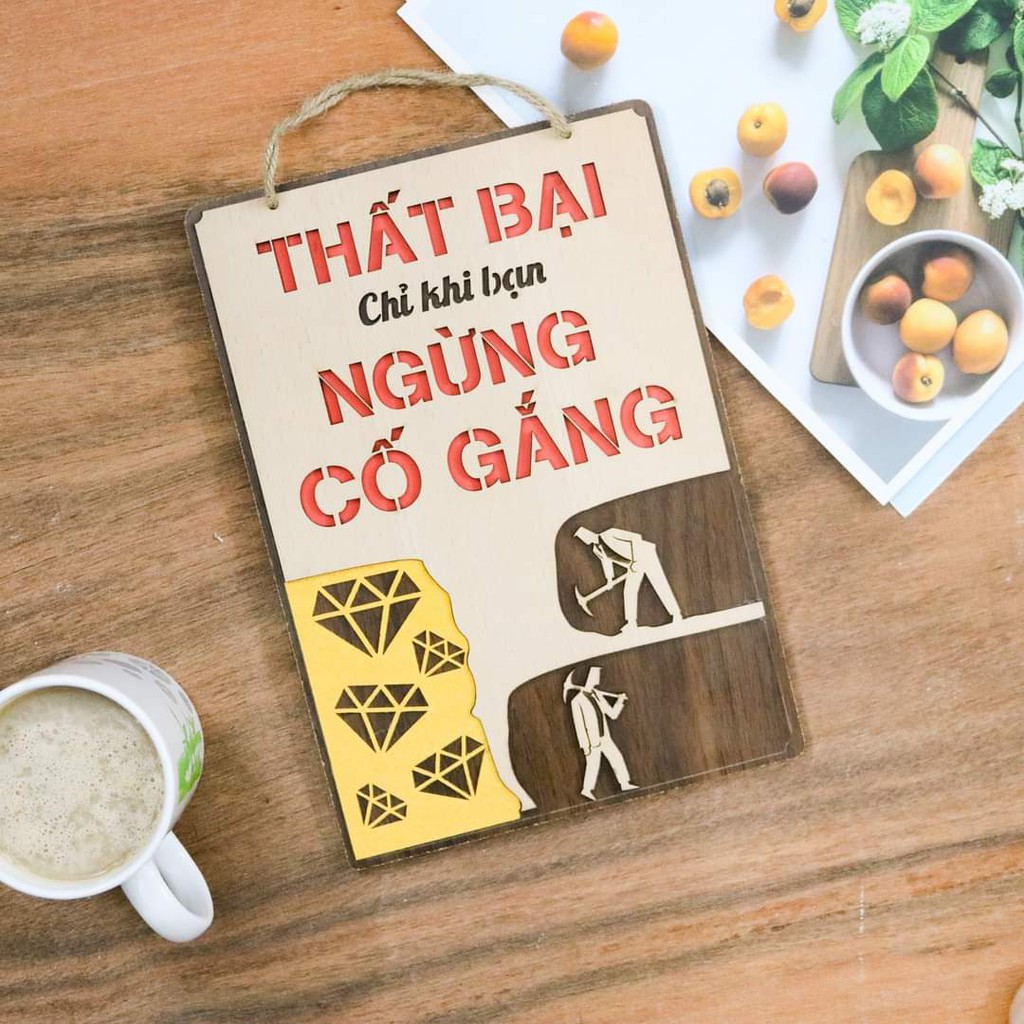 Bảng treo chữ slogan THẤT BẠI mẫu C10