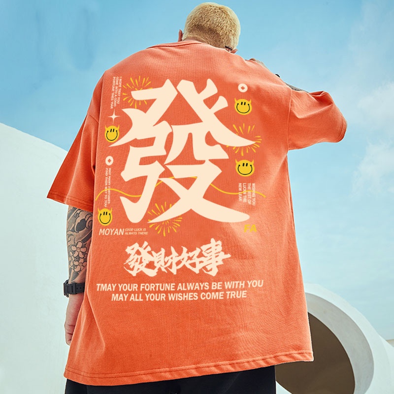 Áo Thun Nam Tay Ngắn Cổ Tròn Màu Xanh Dương Size M-8XL