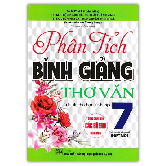 Sách - Phân tích bình giảng thơ văn lớp 7 ( dùng chung cho các bộ sách giáo khoa mới hiện hành )