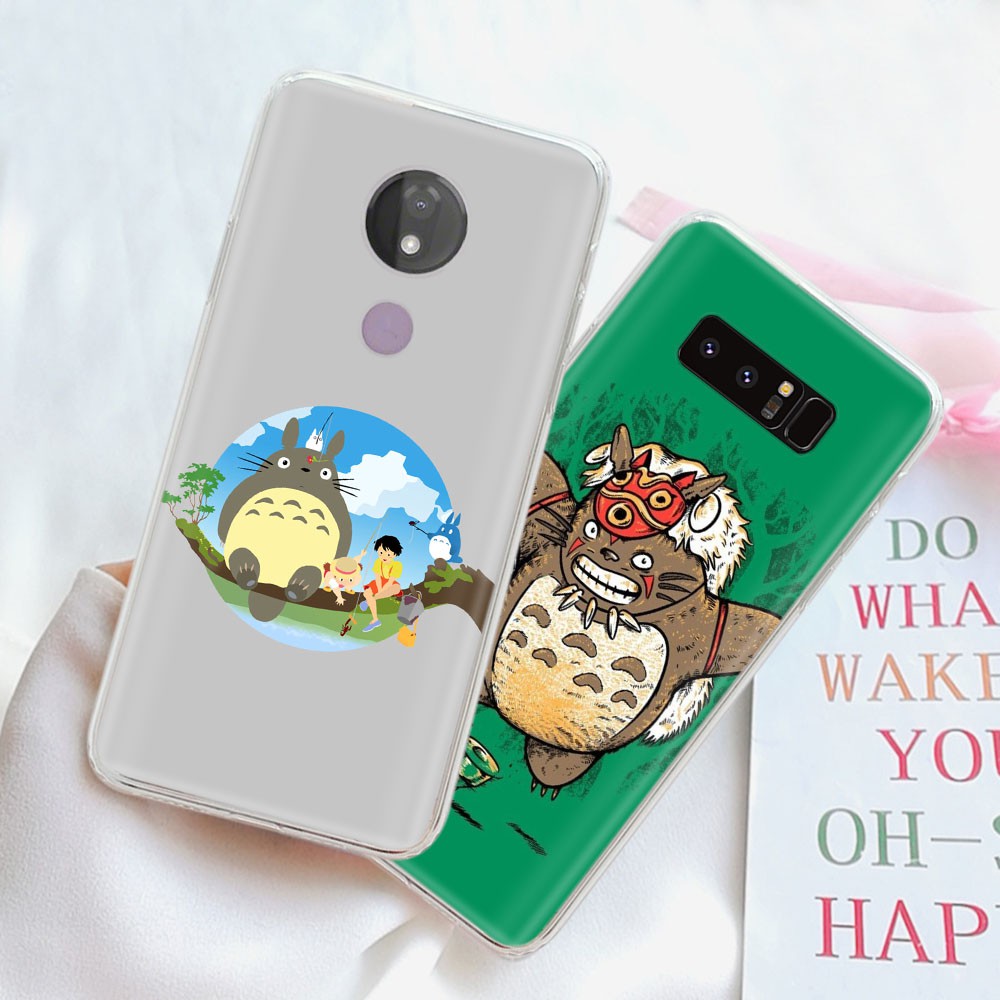 Ốp Lưng Trong Suốt In Hình Totoro Cho Nokia 3.1 5.1 6.1 7 7.1 Plus 3x 5x 6x 7x