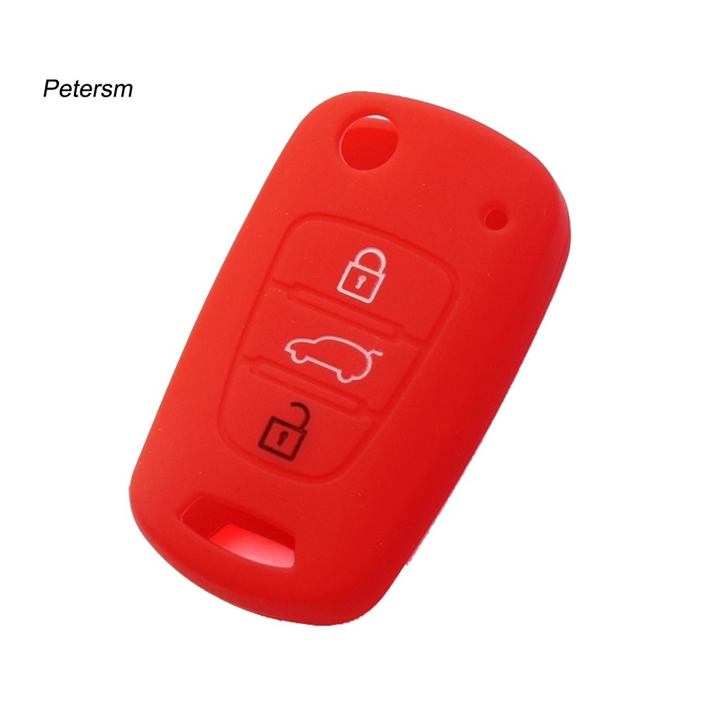 Vỏ bọc chìa khóa điều khiển từ xa xe Huyndai I30 I35 chất liệu silicone