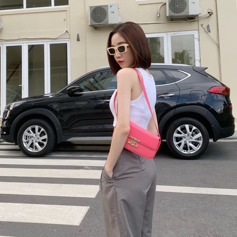 Túi đeo chéo thời trang Hàn Quốc bản 20cm màu sắc Jolie