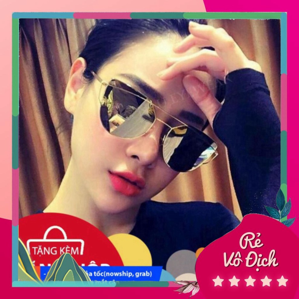 Mắt kính tráng gương sang chảnh đủ màu L.Xịn - Hot- Sản phẩm được tặng kèm khăn hộp. (TẶNG KÈM KHĂN LAU+HỘP