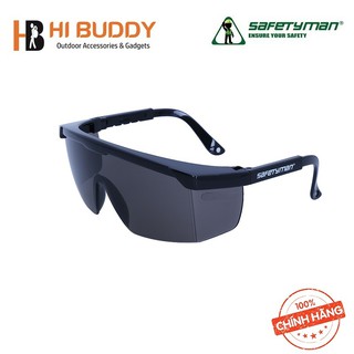 Mắt Kính Bảo Hộ Đài Loan Vuông Đen Safety Man 416B