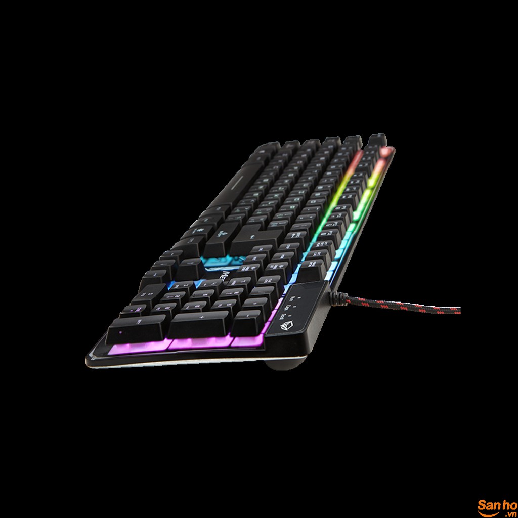 [Mã ELFLASH5 giảm 20K đơn 50K] Bàn phím giả cơ Gaming chính hãng Meetion K9300 có đèn Led 7 màu