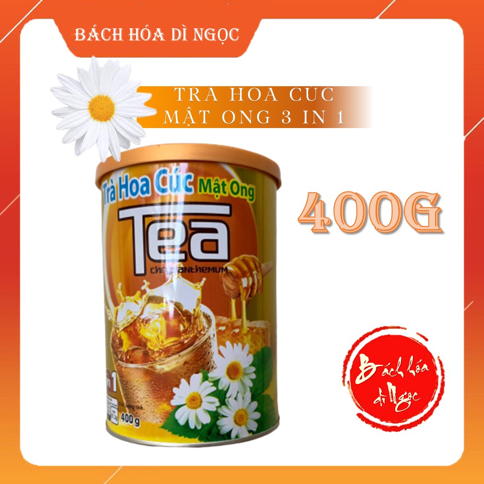 TRÀ HOA CÚC VÀNG MẬT ONG 400G LOẠI 3 TRONG 1 CHO TÁCH TRÀ THÊM ĐẬM ĐÀ