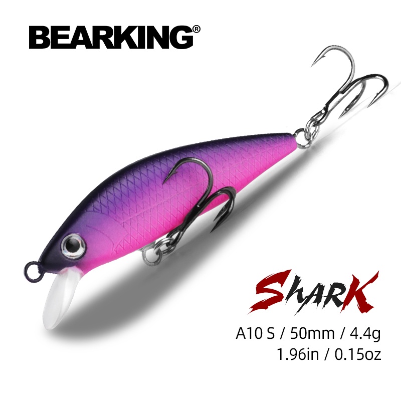Mồi Giả Câu Cá BEARKING 50mm 4.4g 10 Màu Sắc Chất Lượng Cao