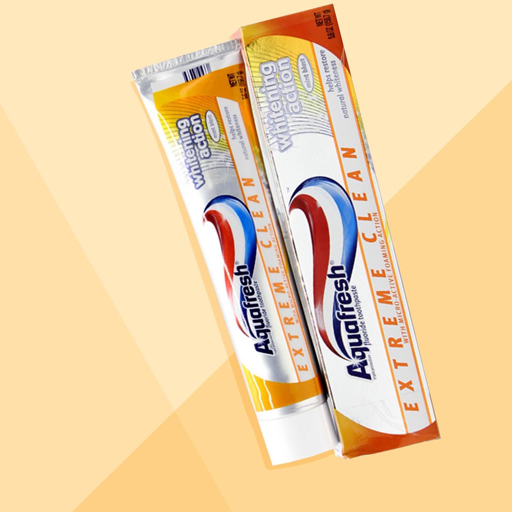 Kem Đánh Răng Aquafesh Thơm Mát Aquafresh Triple Protection Fluoride Mint Blast 158.7g