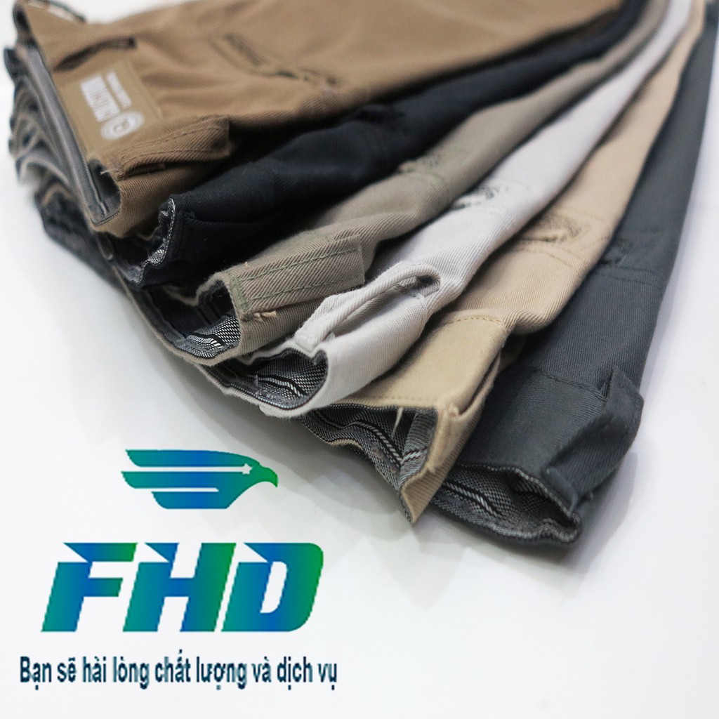 Quần dài kaki trung niên nam chất vải dày dặn đường may tỉ mỉ kỹ lưỡng không bai màu FHDQ001