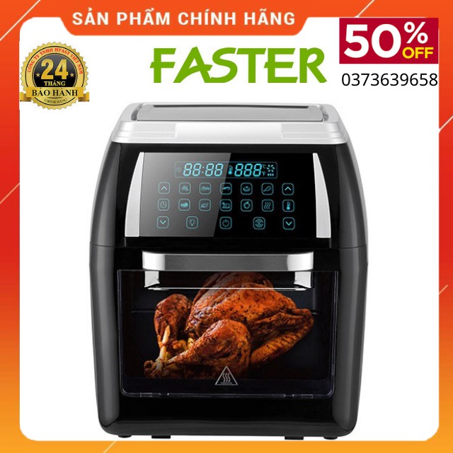 [ HÀNG CHÍNH HÃNG ] Nồi Chiên Không Dầu FASTER -MGR12SM-12Lit-1800w-Hàng Nhập Khẩu -Bảo Hành 24 Tháng