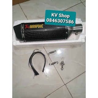 pô akrapovic lục giác carbon