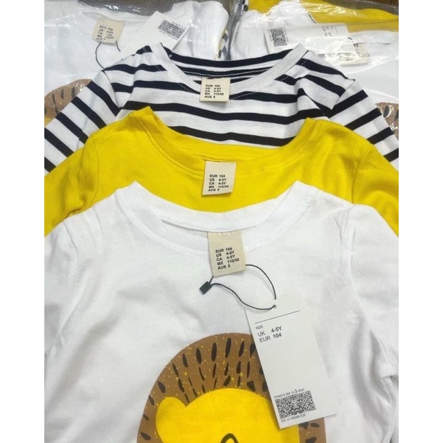 Set 3 áo cotton cho BT