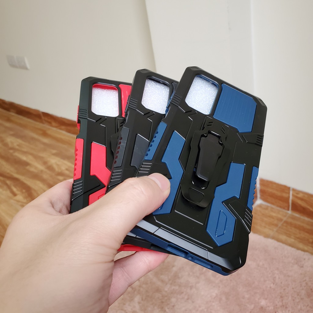Ốp lưng siêu anh hùng Mi 10T Pro / Mi 10T dùng chung chống sốc giá đỡ xem phim