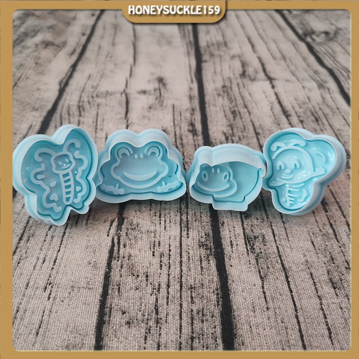 Khuôn Lò Xo Nhấn Bánh Quy 3D Mẫu Côn Trùng