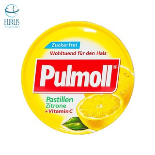 Kẹo Ngậm Ho Không Đường Vị Chanh Pulmoll - NK Đức - 50g