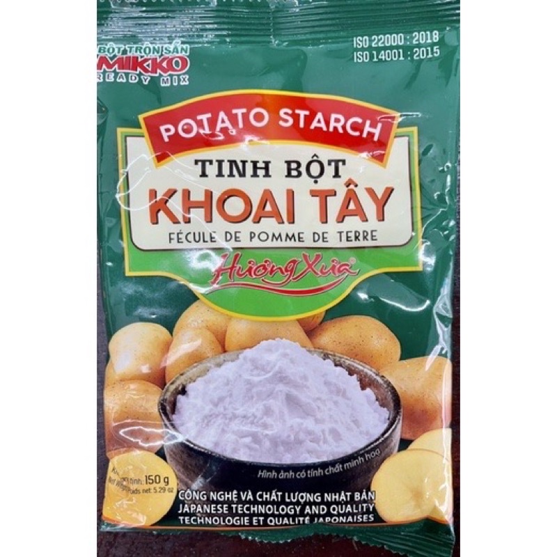 Tinh bột khoai tây 150gr Mikko Hương Xưa
