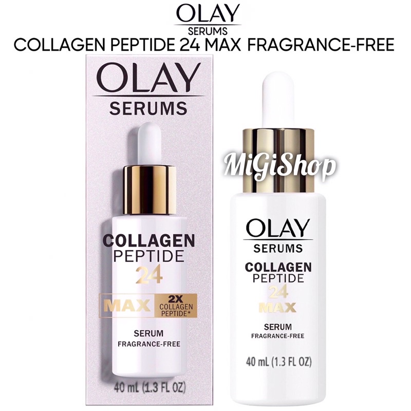 Tinh Chất Tái Tạo Da Olay Collagen Peptide 24 Max Serum Fragrance Free 40ml