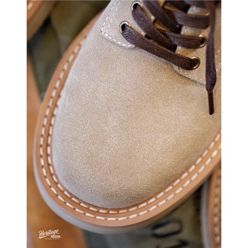 Giày da Maden cổ thấp phong cách retro Anh Quốc thời trang cho nam 2022