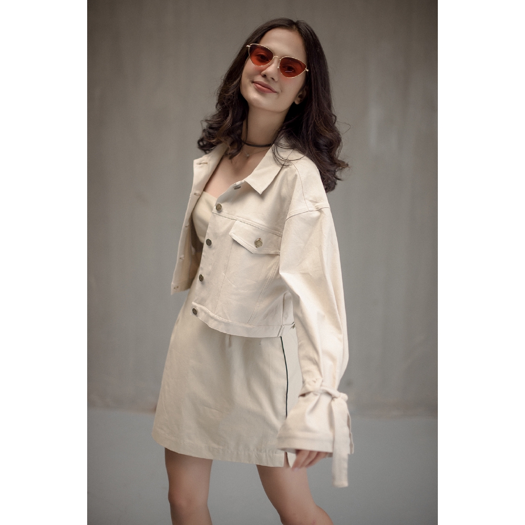 XIPI - Áo Khoác Kaki Kem | BigBuy360 - bigbuy360.vn