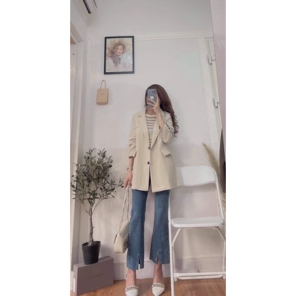 Áo blazer mùa thu đông 2021 phong cách ulzzang Hàn Quốc | BigBuy360 - bigbuy360.vn