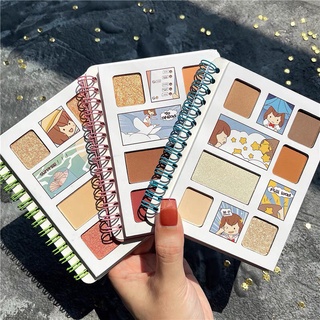 Bảng Phấn Mắt Phối Sẵn 6 Màu NOTE BOOK GRIL