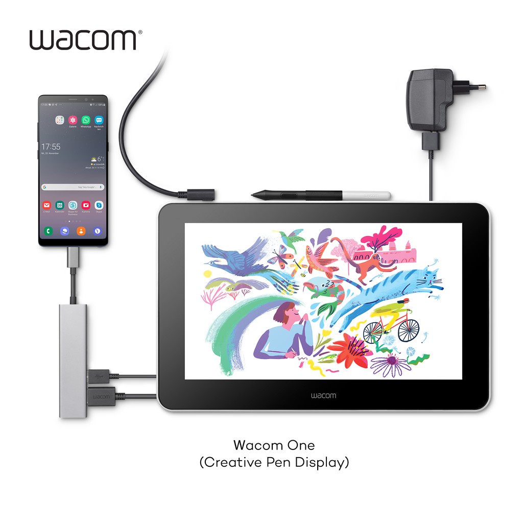 Bảng vẽ màn hình Wacom One (DTC133)