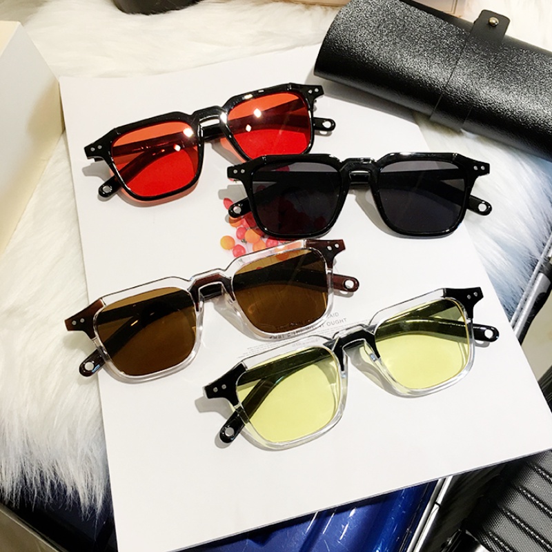Kính mát gọng oval thiết kế thời trang phong cách Hàn Quốc cho nam và nữ