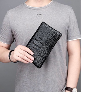 Ví cầm tay DA BÒ chất lượng